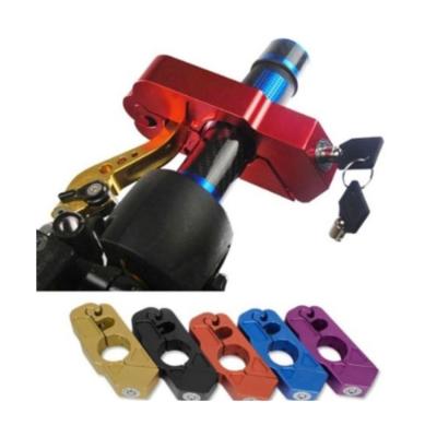 China Motorcycle Handlebar Lock High Security Motorcycle Handlebar Lock MOTO Color Anti-theft Lock for sale