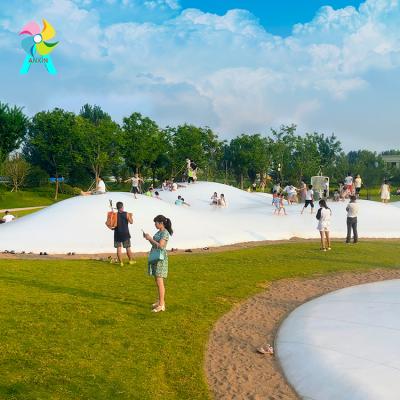 China PVDF Single/Double Inflatable/Three Domes Jumping Pillow Dome White Jumping Cloud for sale