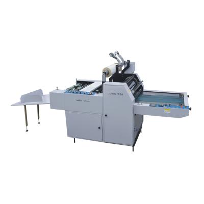 China machinery & YFMB-750A Material Roller Machine Laminating Siamese Semi-automatic Laminating Machine for sale