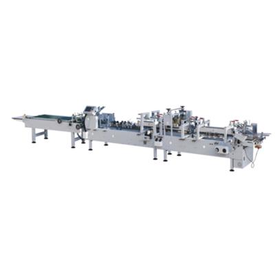 China machinery & Latest Hardware Design Box FG-580LB Lock Bottom Box Automatic Folder Gluer Carton Machine for sale