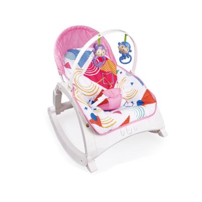 China Modern Infant to Toddler Adjustable Portable Chair Music Vibrator Electric Baby Bouncer Toy for sale