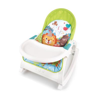 China Modern Multifunctional Baby Rocking Chair and Dining Dining Table and Baby Bouncer Rocker Chair for sale