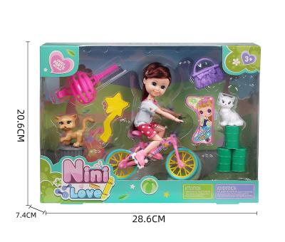 China Cartoon toy 6 inch living joint toys for girl toys children for girls dolls for girls for sale