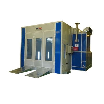 China Paint Booth For Cars Low Factory Price Automotive Used Car Spray Booth Airbrush Electric Spray Booth Paint Spray Machine for sale