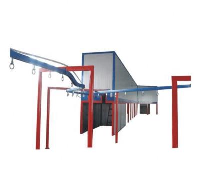 China Integrated Automatic Machinery Repair Shops Powder Coating Line for sale