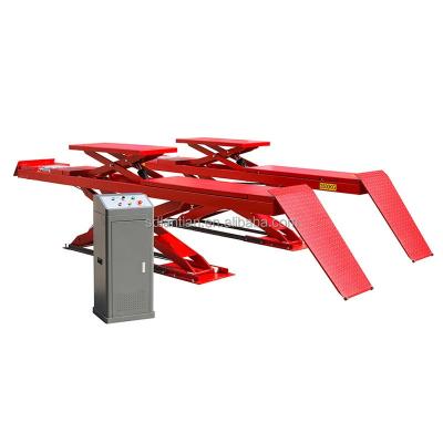 China Alignment machine with automatic scissor lift car hoist scissor lift LS-4000 3d alignment machine with scissor lift for sale