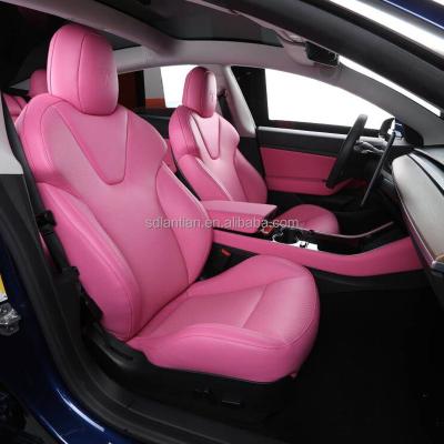 China Water Proof And Wear Resistant Luxury Tesla Model X Car Seat Covers/Tesla Model 3 Seat Covers Car Seat Protector For Tesla Model Y for sale