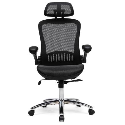 China Silla de escritorio mesh adjustable fabric chair reclining office chair (height) for sale