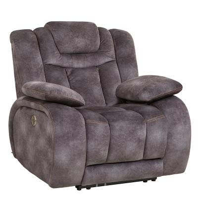 China (Others) Henglin New Design Adjustable Living Room Furniture One Recliner Sofa With Power Headrest Functional Comfortable Power Seat for sale