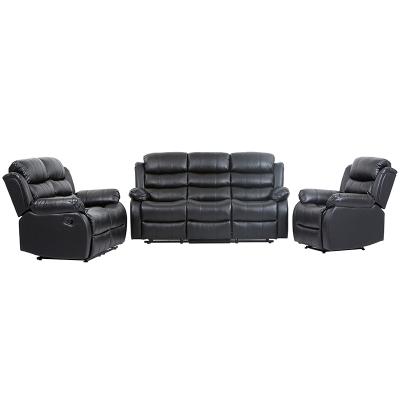 China Nice Adjustable High Quality Living Room Furniture Group Sofa Soft (Size) Classic Design With Waterfall Back Manual Extended Sofa for sale