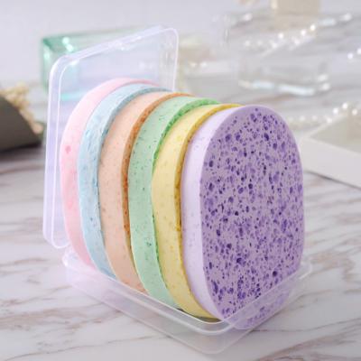 China Sustainable Biodegradable Cellulose Sponge Water-Absorbing Strong Soft Facial Cleansing Sponge for sale