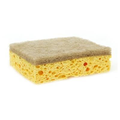 China Viable Sisal Double Sided Cellulose Sponge for Washing Dishes in Household Kitchen for sale