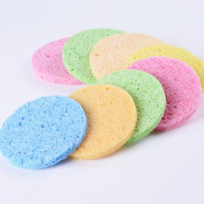 China Eco-Friendly Compressed Round Cellulose Face Sponge for sale