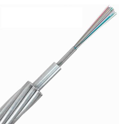 China Telecom / Network Above Ground OPGW 12 16 24 32 36 48 Core OPGW Power Fiber Optic Cables for sale