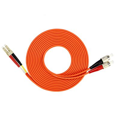 China Multimode Ftth Systems 3m Duplex Fiber Optic Patch Cable (62.5/125) - LC To FC Patch Cord for sale