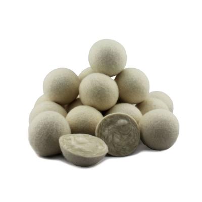 China Color Premium Organic Drier Wool Softener Ball Laundry Wool Sunglasses Glass Storage Protection Drier Balls for sale