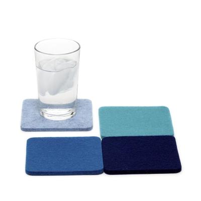 China 2021 Viable Factory Wholesale Wool Felt Coasters For Coffee Cup Coasters Felt Drink Coasters for sale