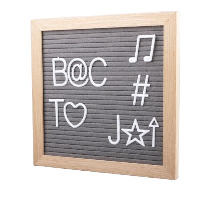 China 2021 Eco-friendly New Custom Size Self Adhesive Felt Message Board Felt Note Board Felt Letter Board for sale