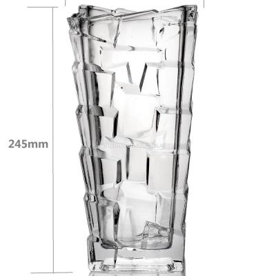 China Wholesale Transparent Custom Glass Jar China Food Flower Vase for sale