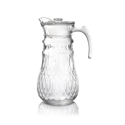 China Glass Water Jug G-Horse BMJ-136J3 1.8L Glass Jug With Lid Wholesale Customized Easy To Use Transparent Glass Kettle for sale