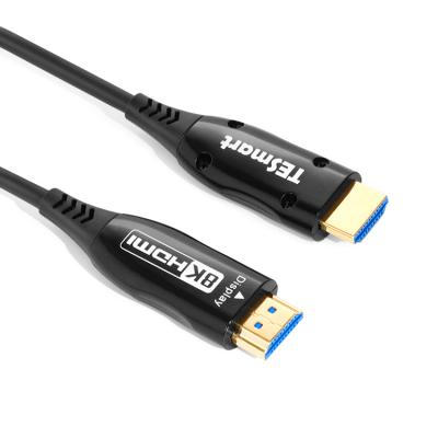 China COMPUTER TESmart Certified 10m 20m 50m 100m Cable 8K 120Hz Old Ultra Plated HD HDMI High Speed ​​Fiber Optic HD 3D TV Dynamic 3D HDR for sale