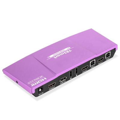 China TESmart ODM 2x1KVM HDMI Switch UHD 4k 60 Way 2 Port 2 Hertz Auto Switching 2 in 4k60HZ KVM 1out HDCP2.2 Support Hot Key Audio and Video Switcher for sale