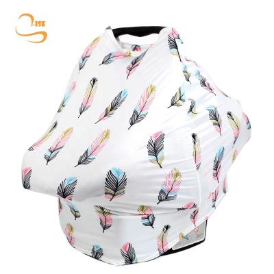 China Modern New Design Cute Baby Stretch Highchair Cover Outdoor Multifunctional Nursing Blanket for sale