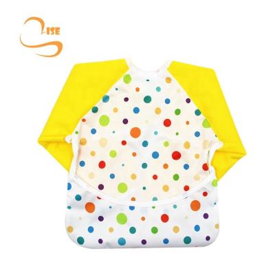 China Antibacterial Pul Baby Bib Multifunctional Custom Printed Long Sleeve for sale