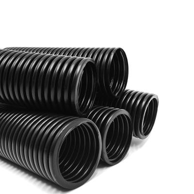 China Wire protecting factory outlet FYX-PE-54.5 pvc plastic conduit pa6 corrugated flexible PE corrugated hose pipe electrical cable protection tube for sale