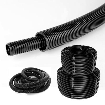 China Wire Shielding Price FYX-PK-25B Corrugated Plastic Pipe PP AD25mm Even Kind Electrical Wire Shielding for sale