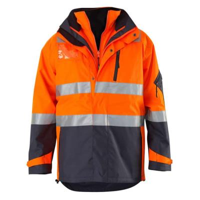 China High Quality Breathable Softshell 100%Polyester Waterproof Jacket Hardshell Breathable Rain Work Jacket for sale