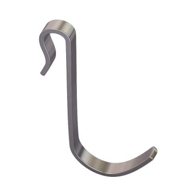 China Durable High Quality Stainless Steel Flat S Hook Heavy Duty Removable S Shaped Hanging Hooks For Kitchen Bathroom Home for sale