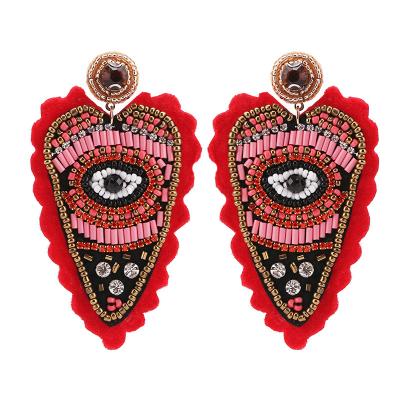 China Vintage Hand Eye Earrings Jewelry Women Fashion Handmade Earring for sale