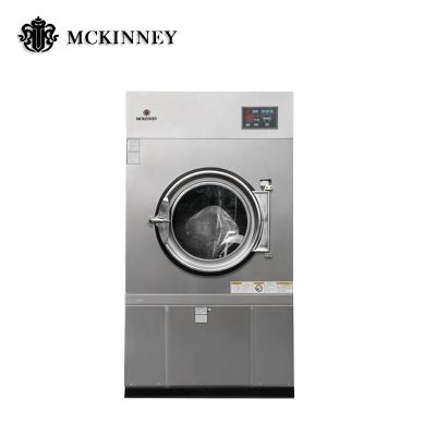 China Hot Sale Mckinney Laundry Washing Machine 15KG-100KG Drier Price 2210*1760*1330 for sale