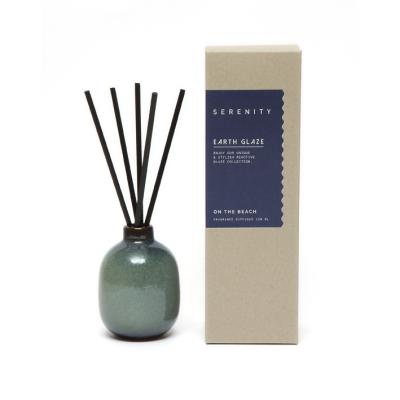 China Luxury Private Label Reed Diffuser Sustainable Vintage Ceramic Bottle With Sticks Custom OEM ODM for sale