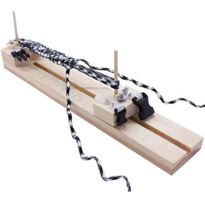 China Outdoor Supplies Customized Maker Made Paracord Wooden Jig For DIY Bracelet for sale