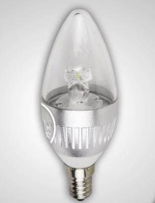 China Environmental E27 7W LED Candle Light Bulbs for Commercial / Home Lighting Long Life Span for sale