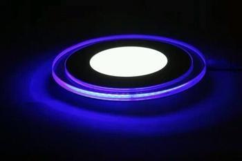 中国 アクリルの青 LED フラット パネルの軽い二重色 9W の日光 75 CRI 販売のため