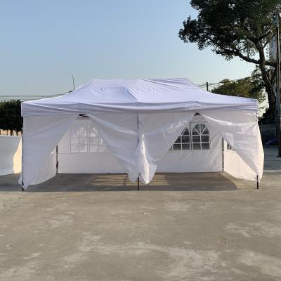 China steel frame 3X6 outdoor gazebo tent custom outdoor folding tent 3X6 (10 ftX20 ft) for sale