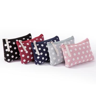 China Eco-Friendly High Quality Fashion Zipper Canvas Makeup Bag For Travel for sale