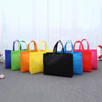 China Wholesale Customized Reusable Non Woven Shopping Bags Eco - Friendly Handled , Custom Non Woven Bag for sale