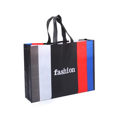 China Wholesale Handled Customized Eco - Friendly Printed Non Woven PP Tote Bag For Shopping for sale