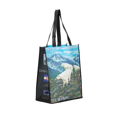 China Custom Shopping Handled Logo Printed Eco Friendly Fabric Carry Non Woven Bags For Cheap Prices for sale