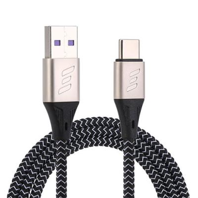 China Fast Charging Type-c type 3a5a fast c speed fast charging mobile phone charging data sync cable usbType-C zinc alloy cable for sale