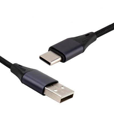 China Speed ​​Fast Charging Type-C to Type C Cable Braided Mobile Phone Braided USB Type-C Cable Nylon Aluminum Alloy USB Data Charging Cable Type C for sale