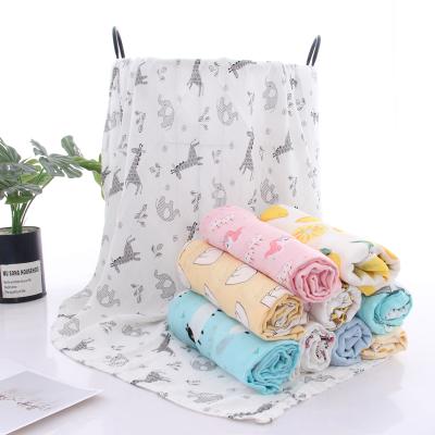 China 120*120 Unisex Anti-Static Newborn Receiving Soft Silky Baby Blanket Wrap Cotton Bamboo Blankets for sale