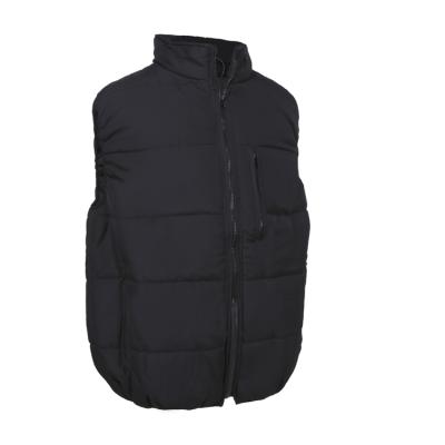 China High Quality Winter Outdoor Vest Plus Size Vest For Fisherman Black Safety Winter Unisex Sleeveless Thermal Vest for sale