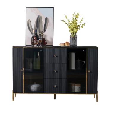 China Modern Design Multifunctional Home Furniture Living Room Dining Room Custom Popular Sideboard Dining Cabinet With Drawers for sale