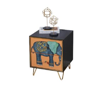 China Wholesale Multifunctional Customized 2021 New Cheap Solid Wood Simple Modern Simple Small Nightstand for sale