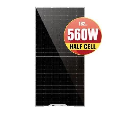 China Hot Sale 24V 550W Poly Solar Panel 560W Poly Solar Panels Cost Home Electricity Price 1000W 182*182mm for sale